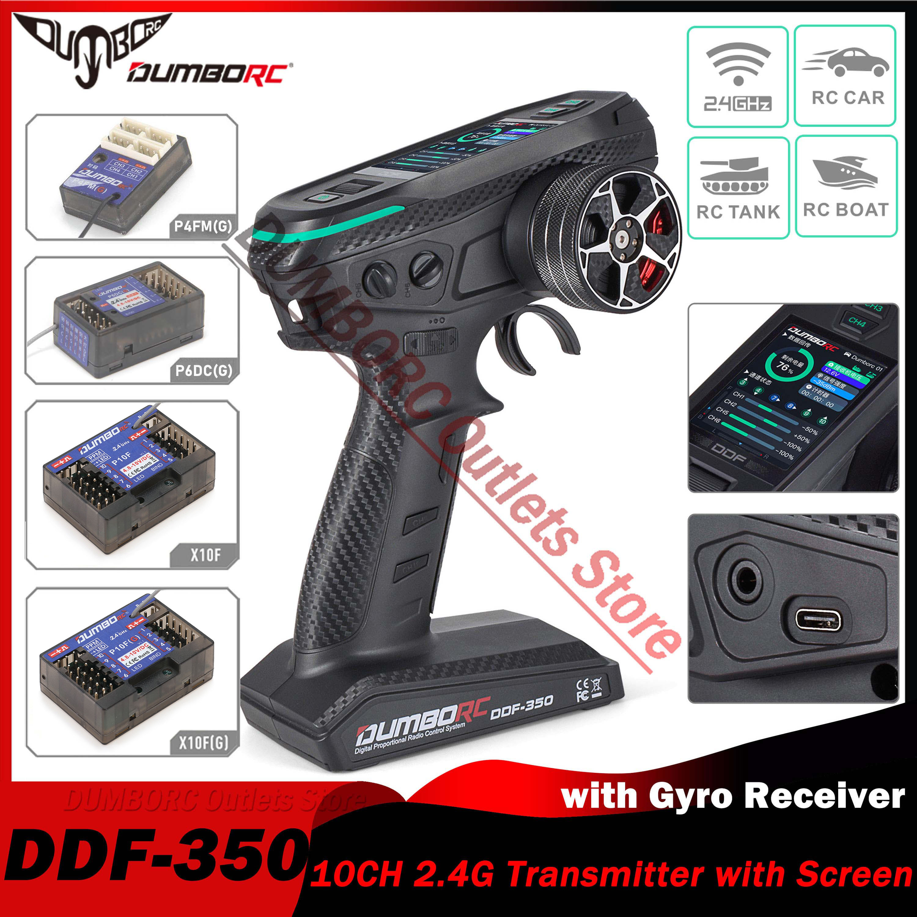 Telemetry Module Rc - DUMBORC DDF-350 10CH RC Remote Controller