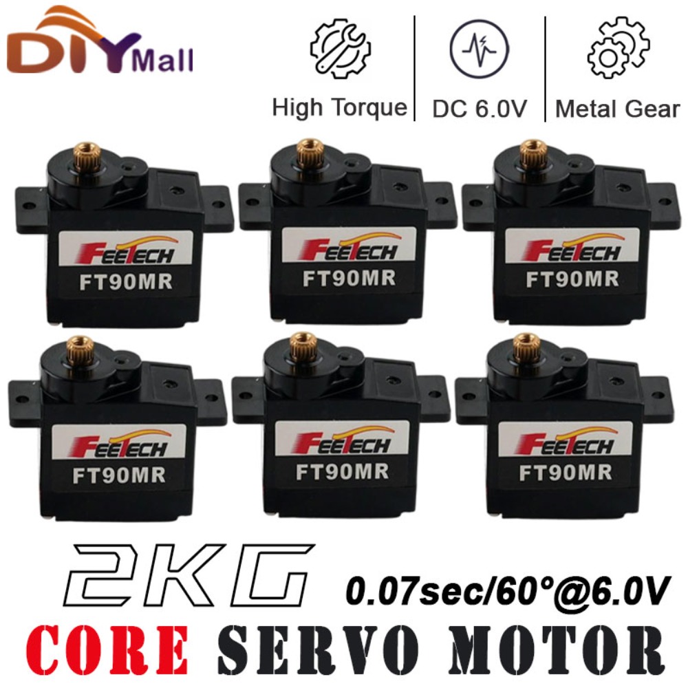 - Remote Control (Rc) Drone - 1/2/4 PCS Feetech FT90M Digital Metal