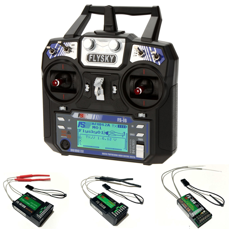 Drone Rc Transmitter And Receiver - Original Flysky FS-i6/I6X/I6S I6 2.4G 6ch/10CH