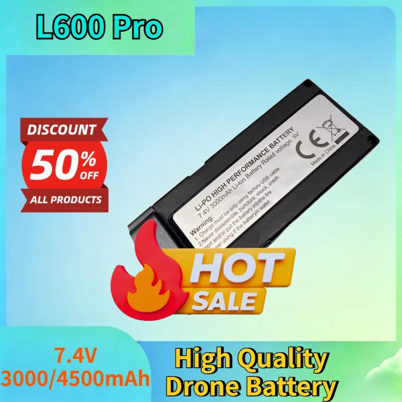 Lyzrc Drone - L600 Pro 7.4V 3000/4500mAh Lithium-polymer Rechargeable