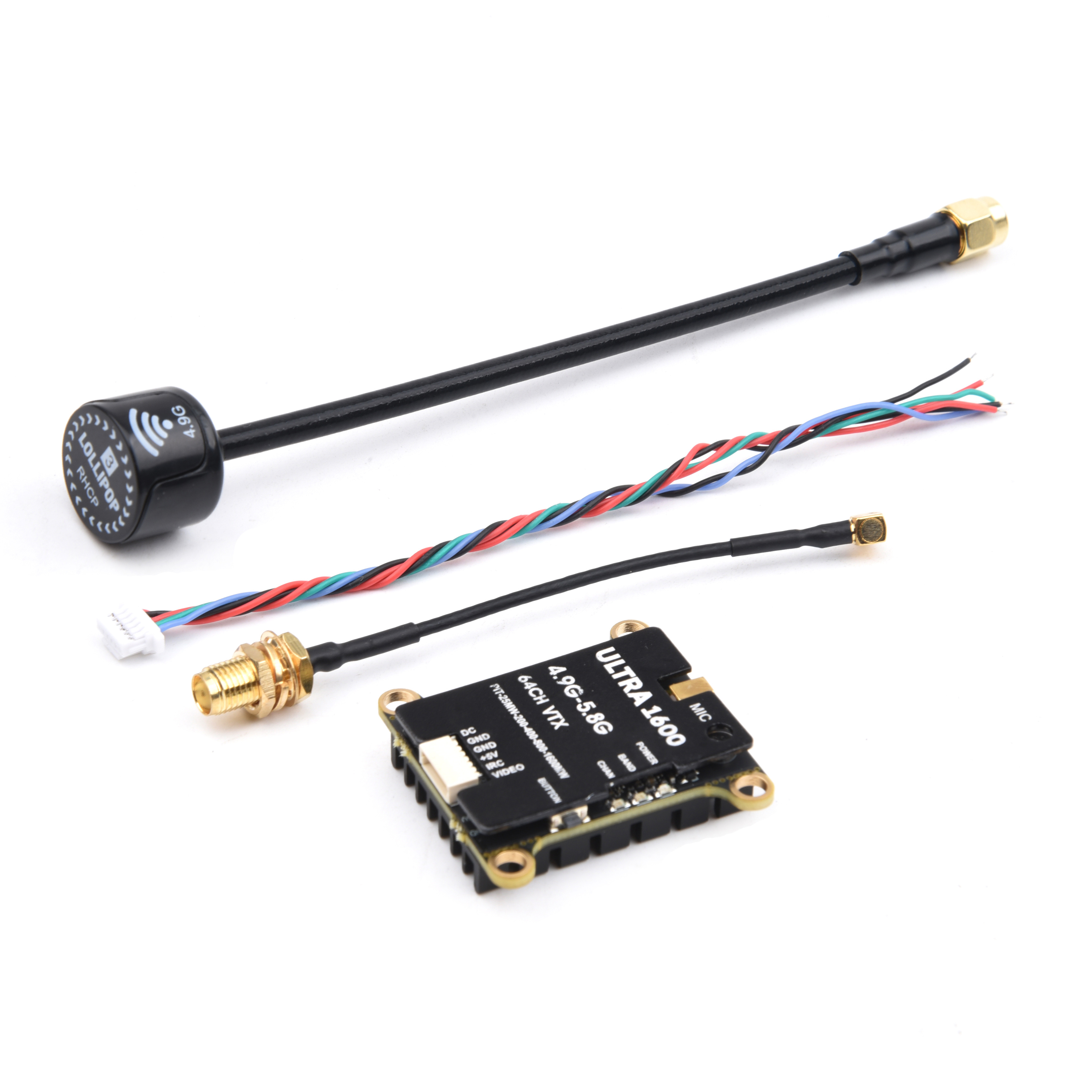 Telemetry Module Rc - Ultra 1W6 4.9G-5.8GHZ 64CH 1600mW 1.6W