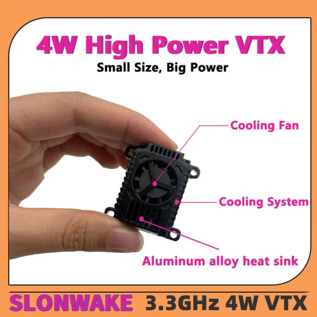 SLONWAKE FPV 3.3G 16CH 4000mW  - Drone Rc Transmitter And Receiver ulasan dan harga