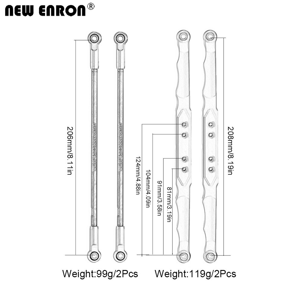 NEW ENRON Aluminum Alloy Rear  - Rc Suspension Arm ulasan dan harga