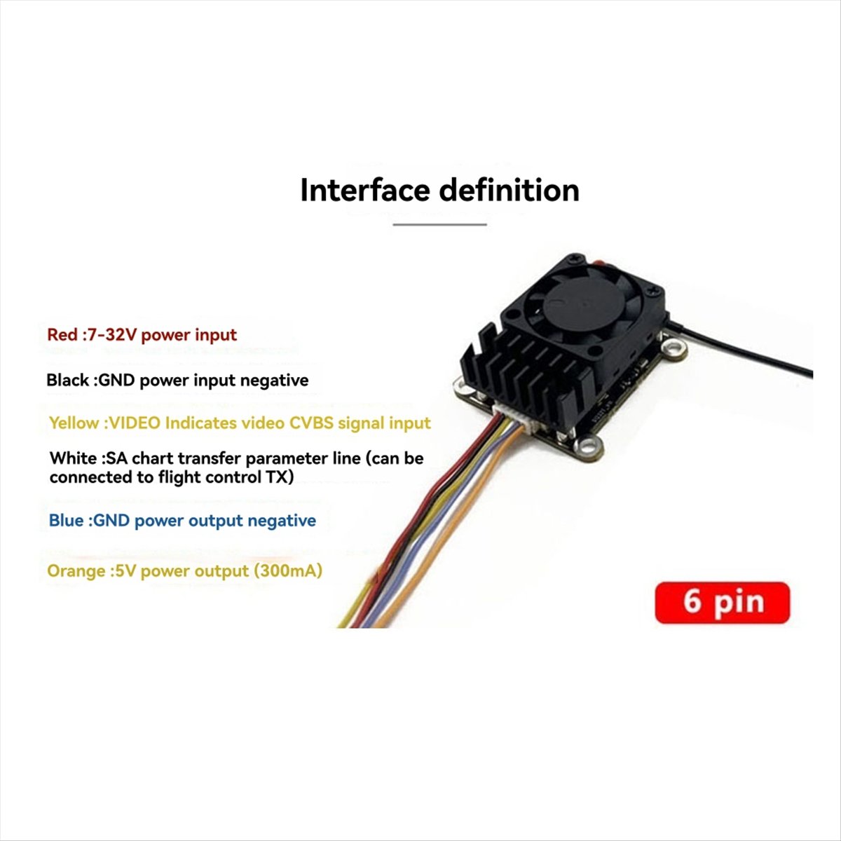 5.8G 2W VTX 2000mW FPV Video T - Vtx Video Transmitter ulasan dan harga