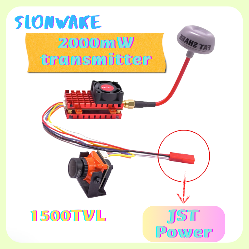 Range 5.8G 2W FPV Wireless Tra - Drone Rc Transmitter And Receiver ulasan dan harga