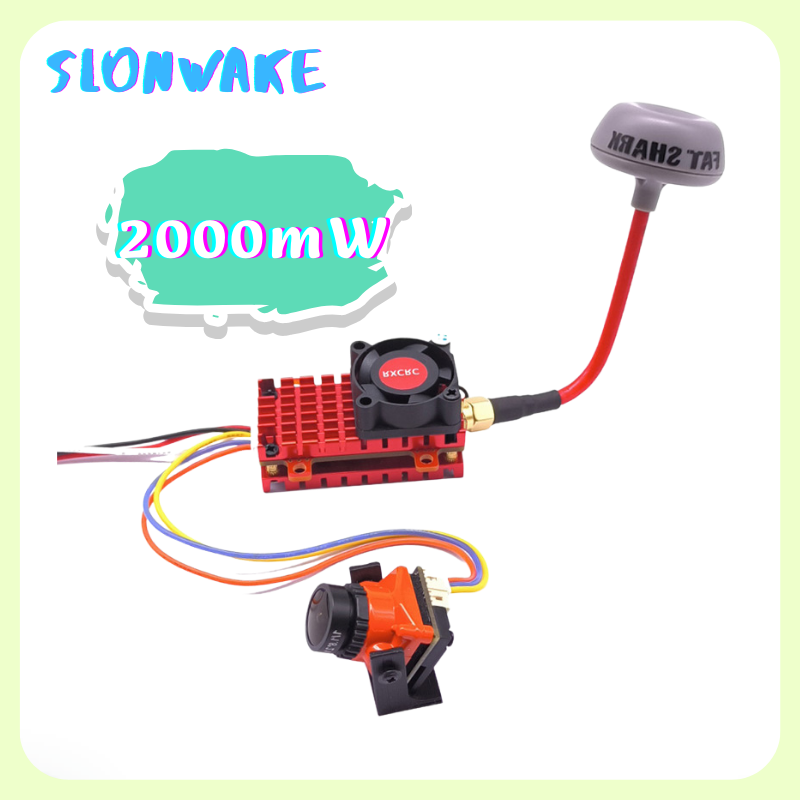 Range 5.8G 2W FPV Wireless Tra - Drone Rc Transmitter And Receiver ulasan dan harga