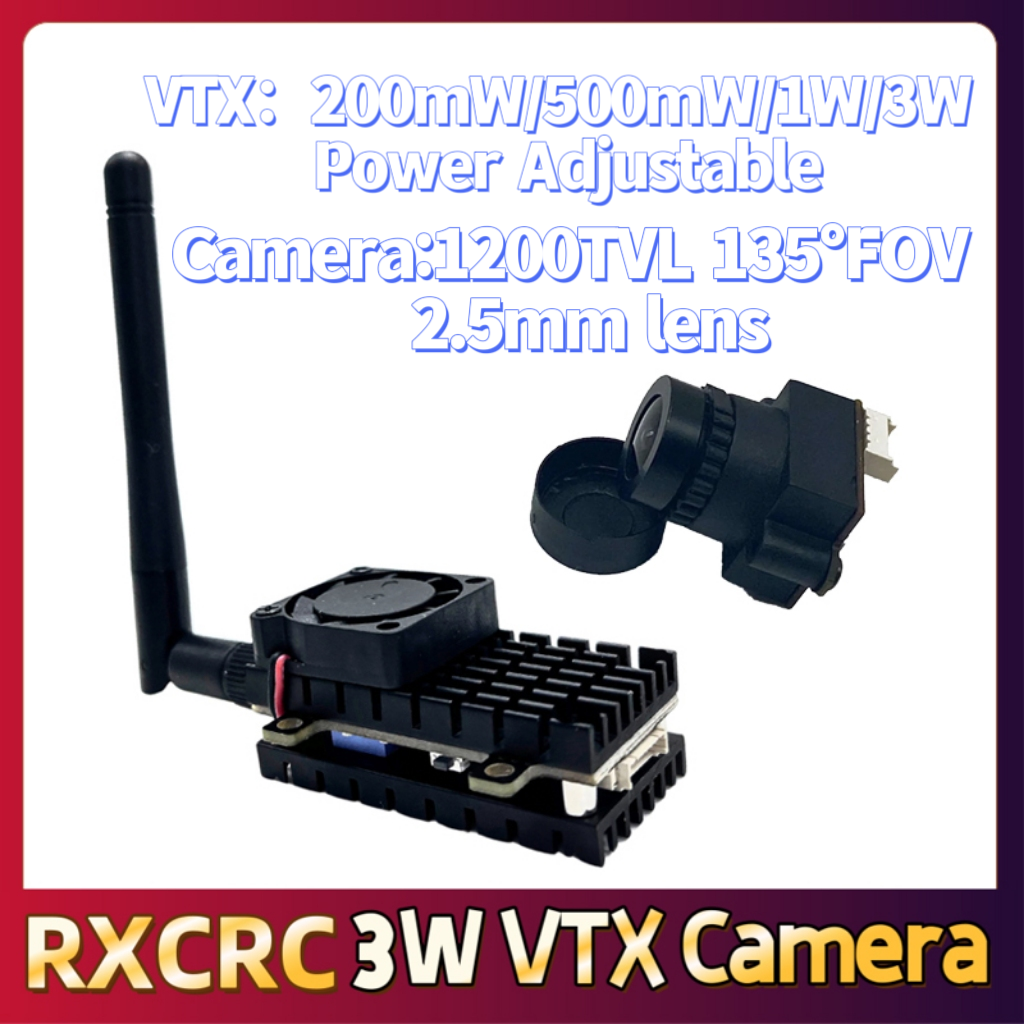 RXCRC 5.8G 3W Video VTX transm - Vtx Video Transmitter ulasan dan harga