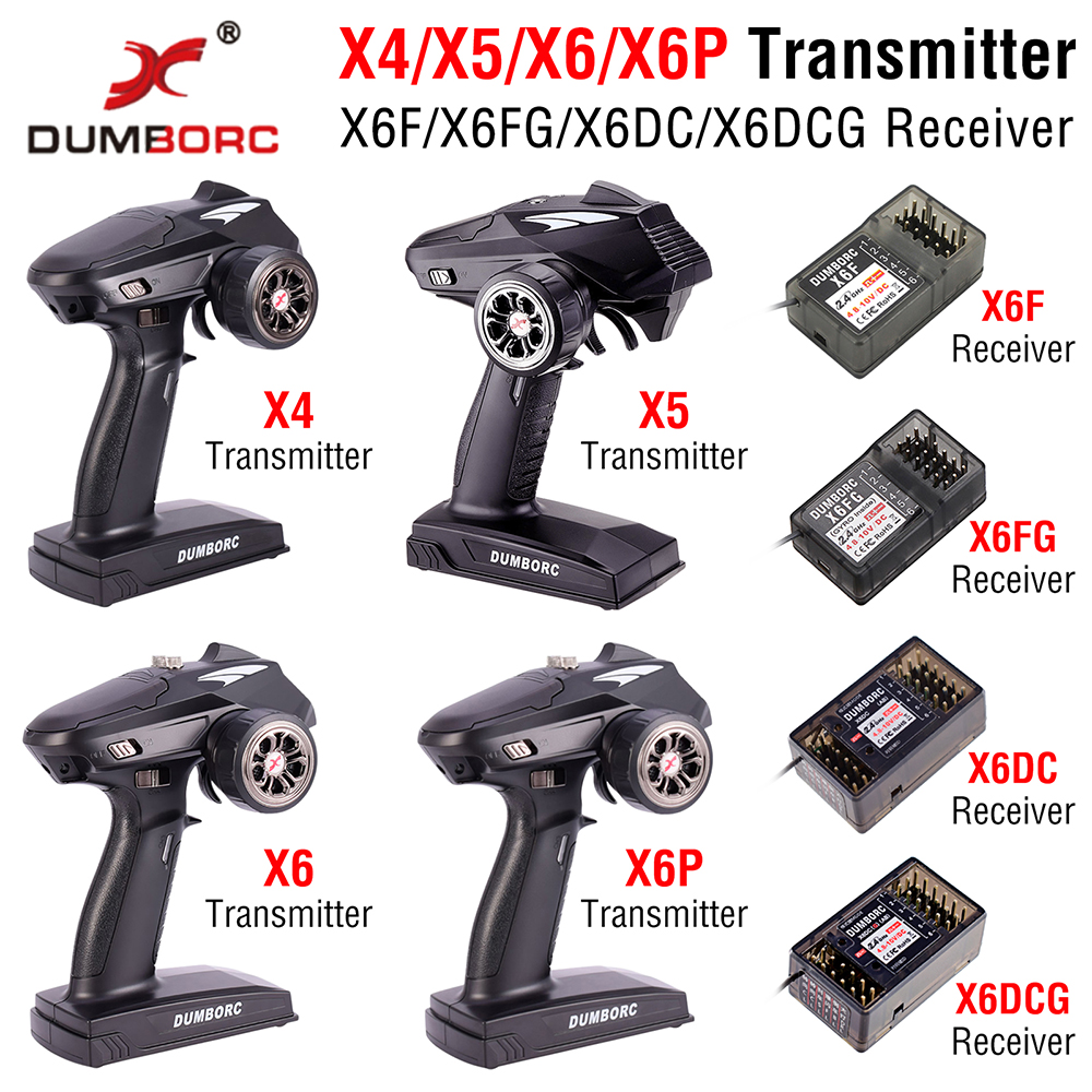 DUMBORC X6P 6CH 2.4G RC Radio  - Telemetry Module Rc ulasan dan harga