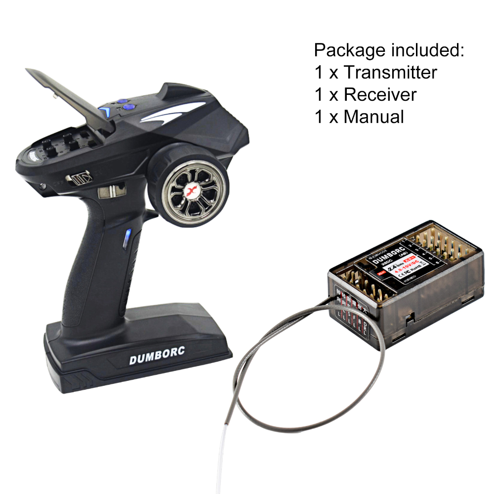 DUMBORC X6P 6CH 2.4G RC Radio  - Telemetry Module Rc ulasan dan harga