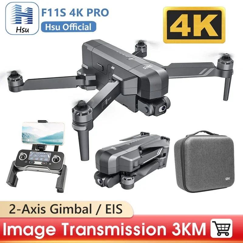 F11S PRO Drone 4K Profesional  - Drone Top Rc ulasan dan harga