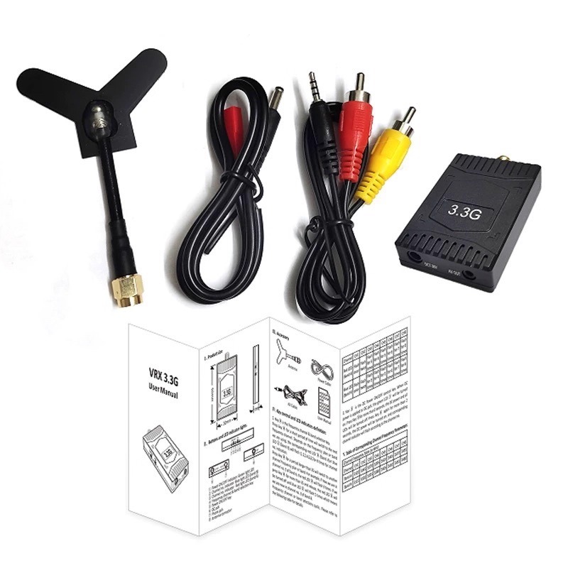 3.3GHz FPV VTX/VRX  3W Analog  - Vtx Video Transmitter ulasan dan harga