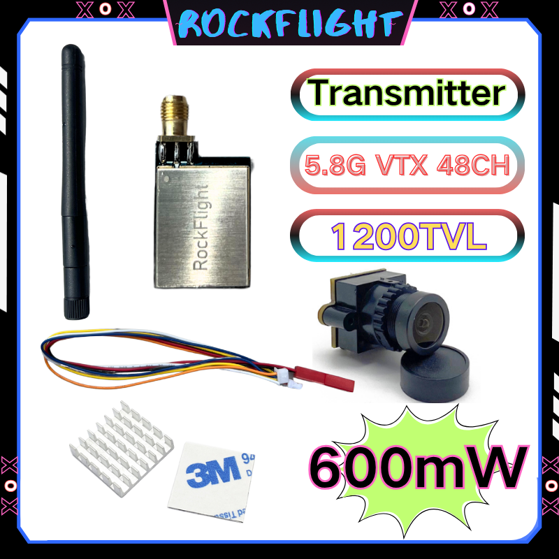 5.8GHz 48CH launcher 600mW Vid - Vtx Video Transmitter ulasan dan harga