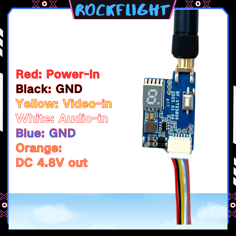5.8GHz 48CH launcher 600mW Vid - Vtx Video Transmitter ulasan dan harga