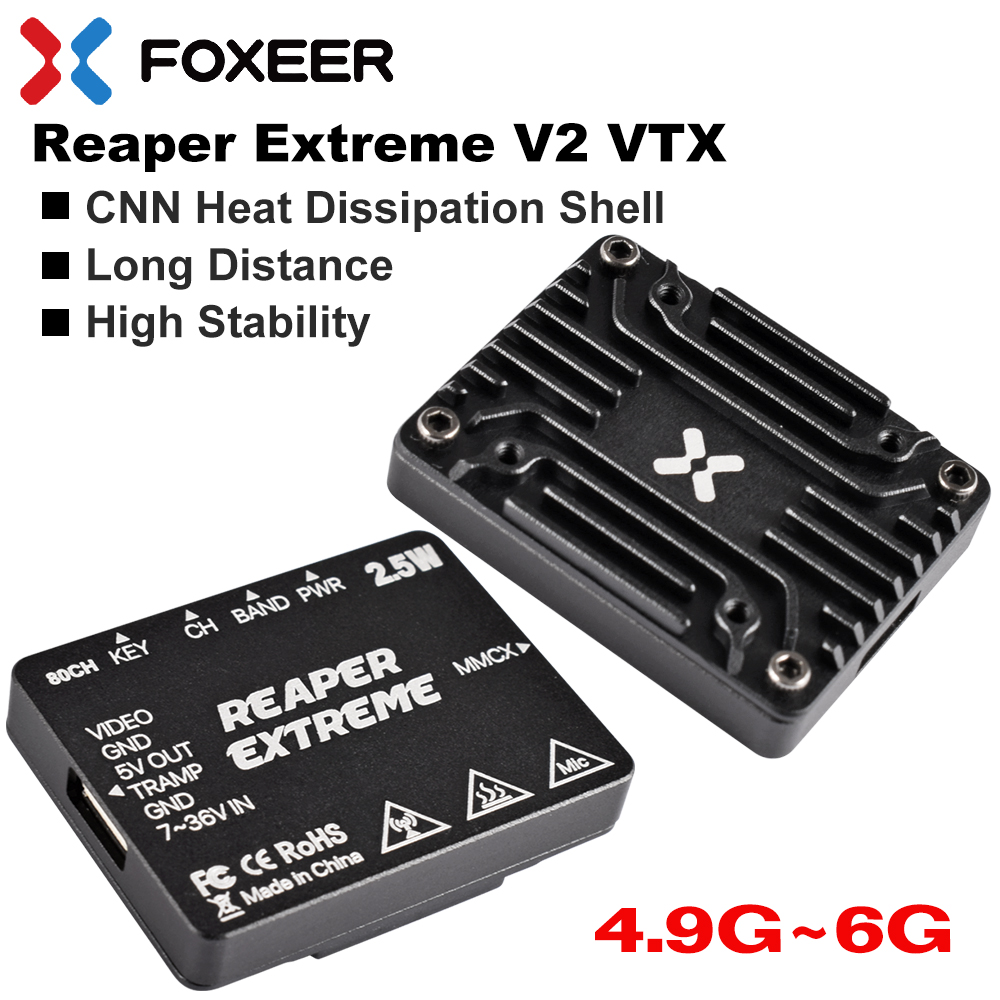 Foxeer 4.9-6G Reaper Extreme V - Vtx Video Transmitter ulasan dan harga