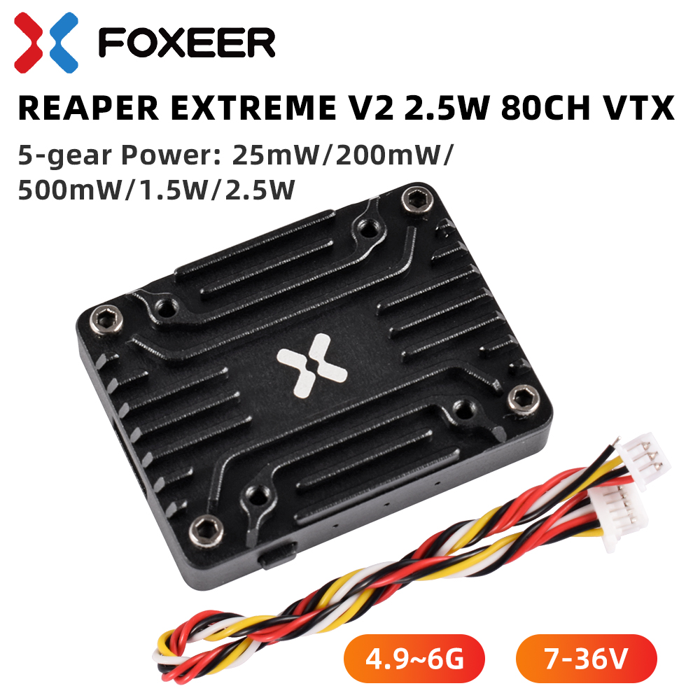 Foxeer 4.9-6G Reaper Extreme V - Vtx Video Transmitter ulasan dan harga