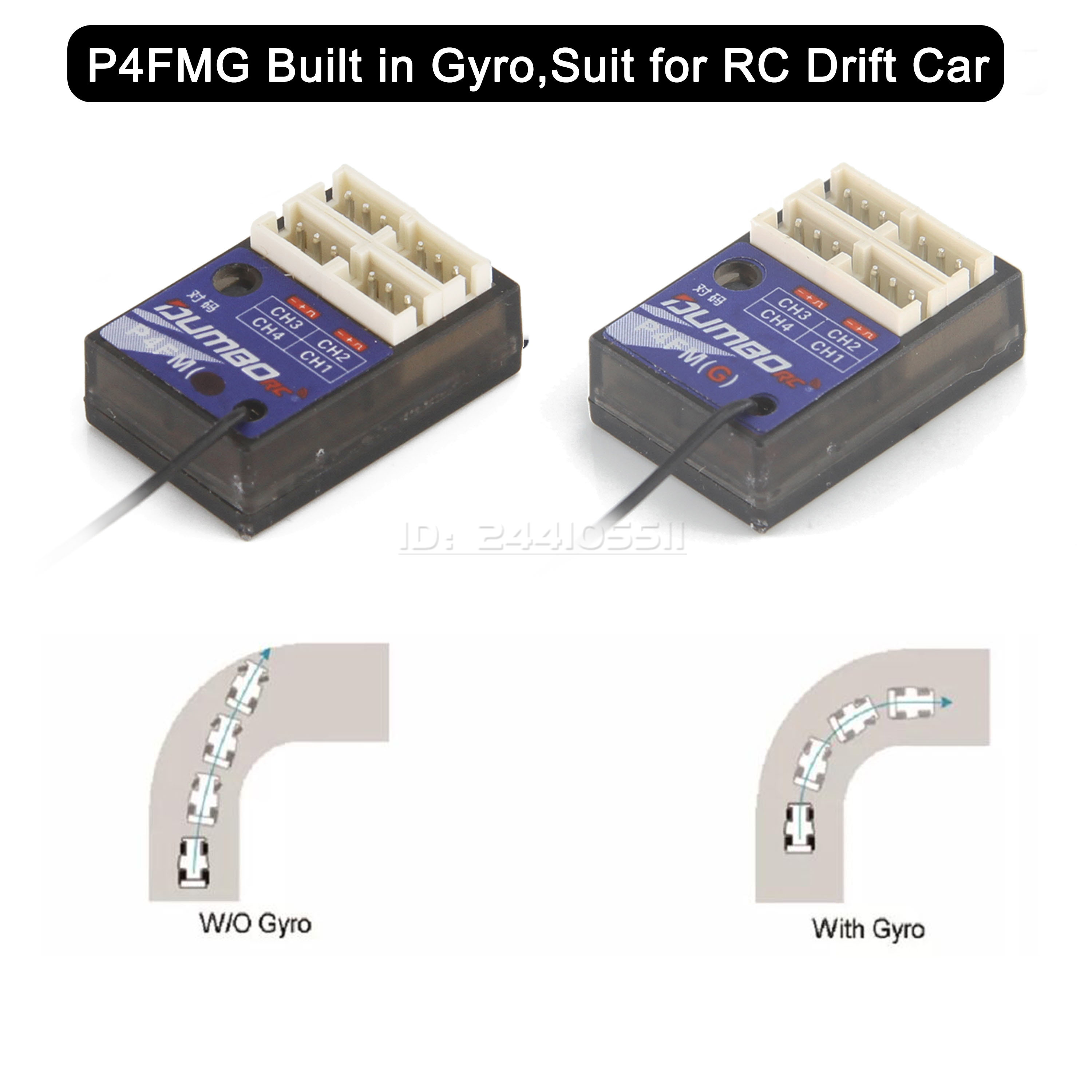 DUMBORC 4CH Gyro Mini Receiver - Telemetry Module Rc ulasan dan harga