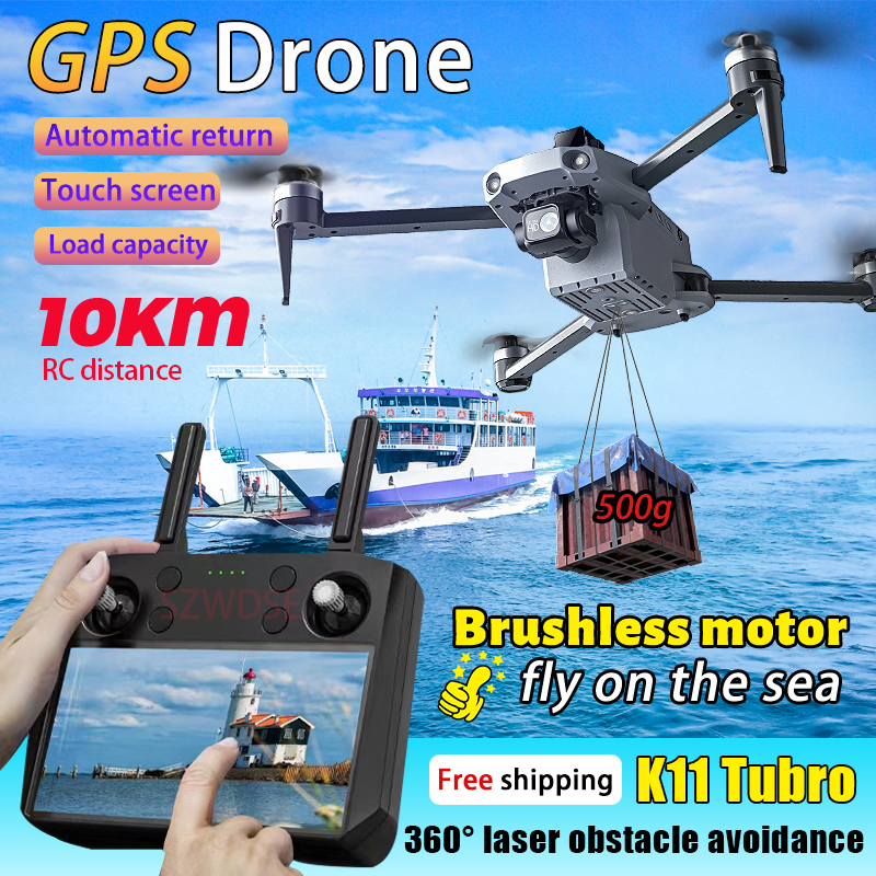 K11 Tubro Dual Camera GPS Dron - Drone Top Rc ulasan dan harga