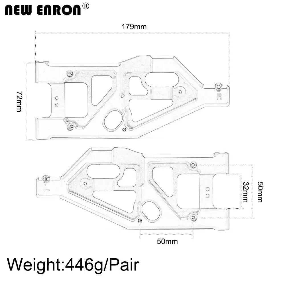 NEW ENRON Aluminium 6061 Front - Rc Suspension Arm ulasan dan harga