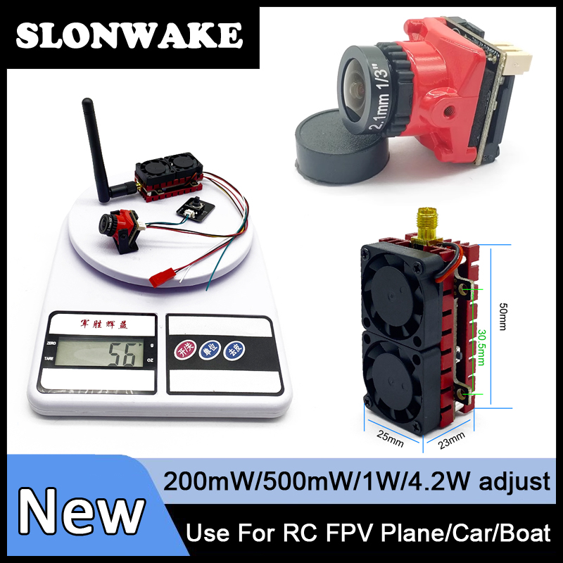 SLONWAKE 5.8G 48CH 4.2W VTX Tr - Vtx Video Transmitter ulasan dan harga