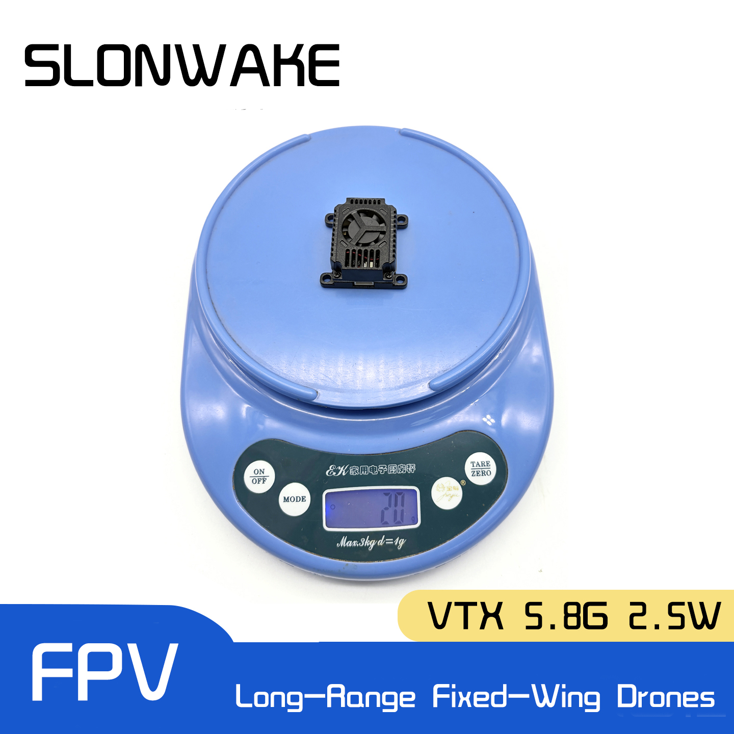 SLONWAKE 5.8G 48CH FPV Transmi - Drone Rc Transmitter And Receiver ulasan dan harga