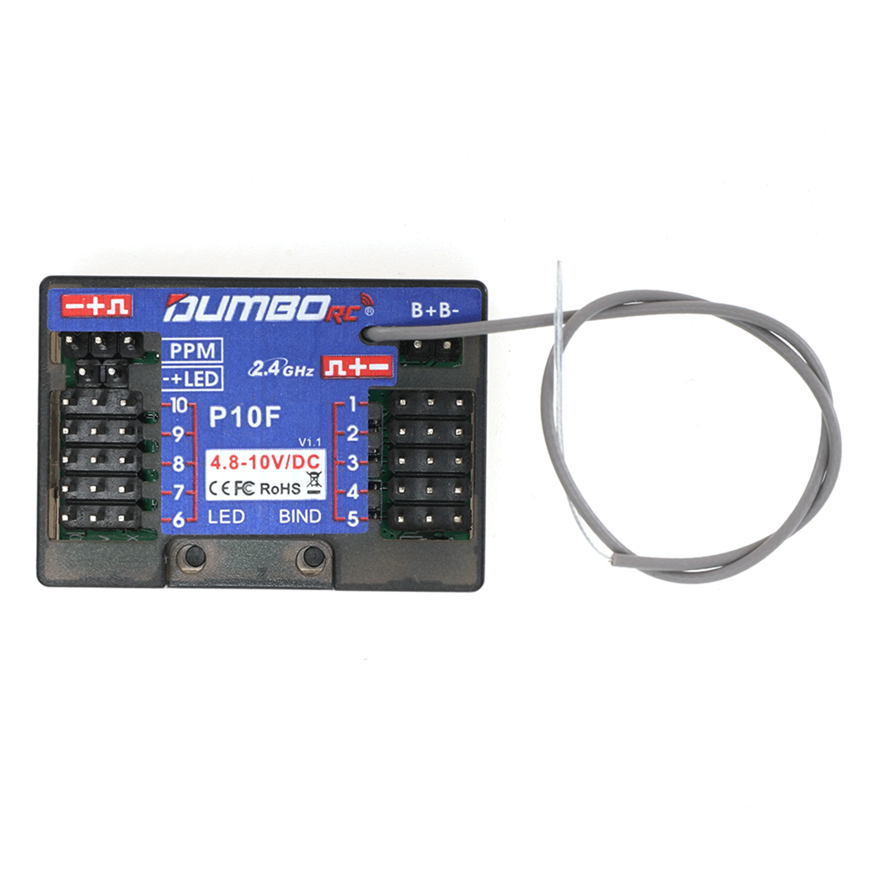 DUMBORC 10CH 2.4G P10F P10FG G - Telemetry Module Rc ulasan dan harga