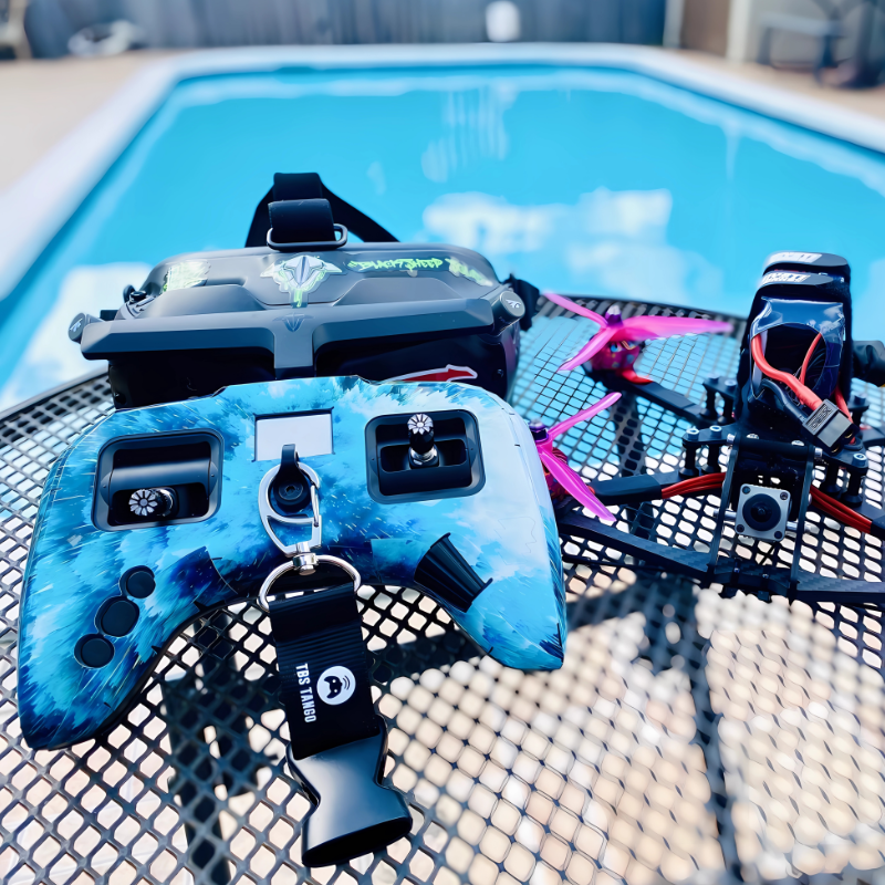 TBS Transmitter Lanyard TEAM B - Drone Helicopter Rc ulasan dan harga