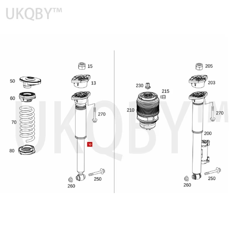 A2053207130 Suspension rod swi - Rc Suspension Arm ulasan dan harga