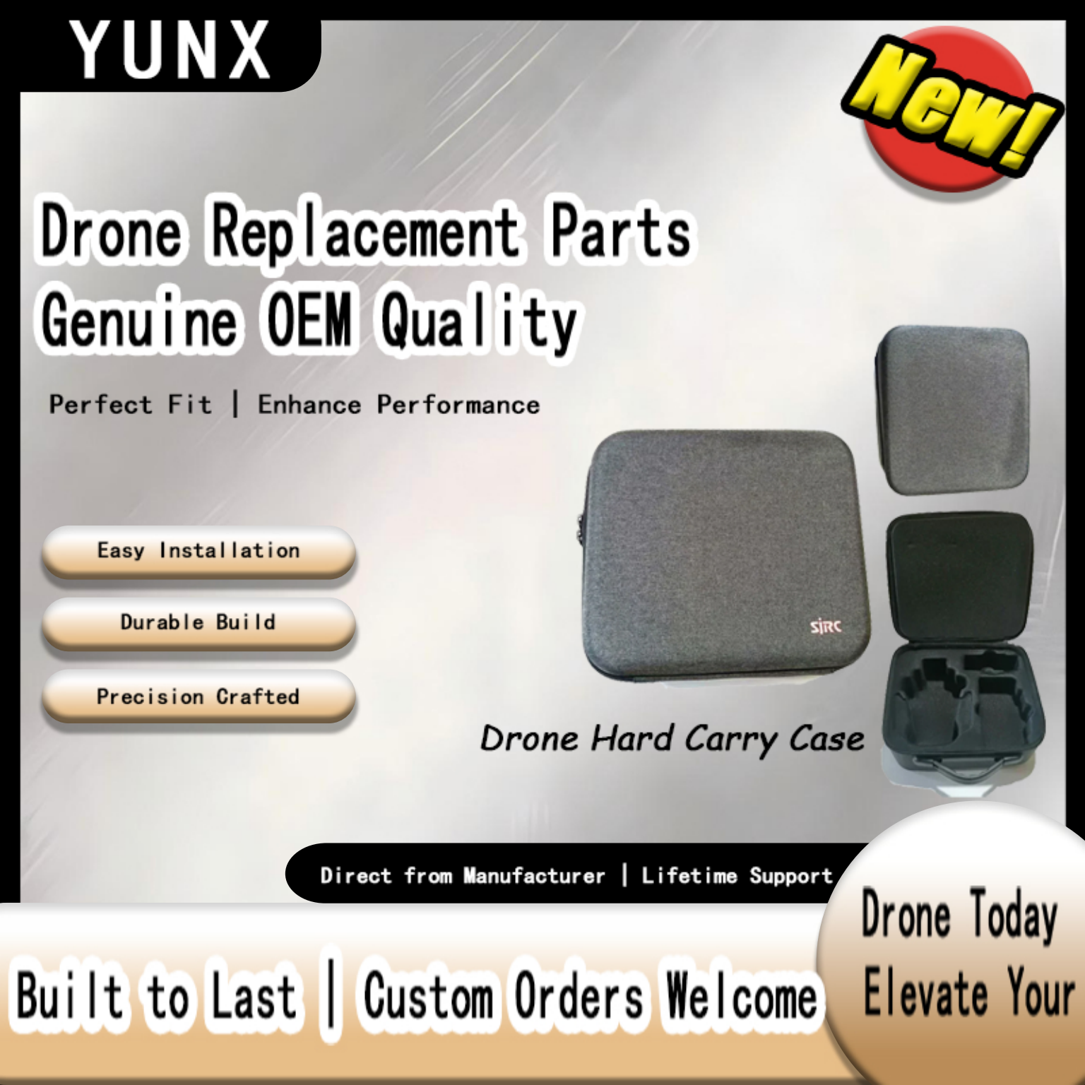 YUNX Portable Hard Storage Sui - Drone F22 Rc ulasan dan harga