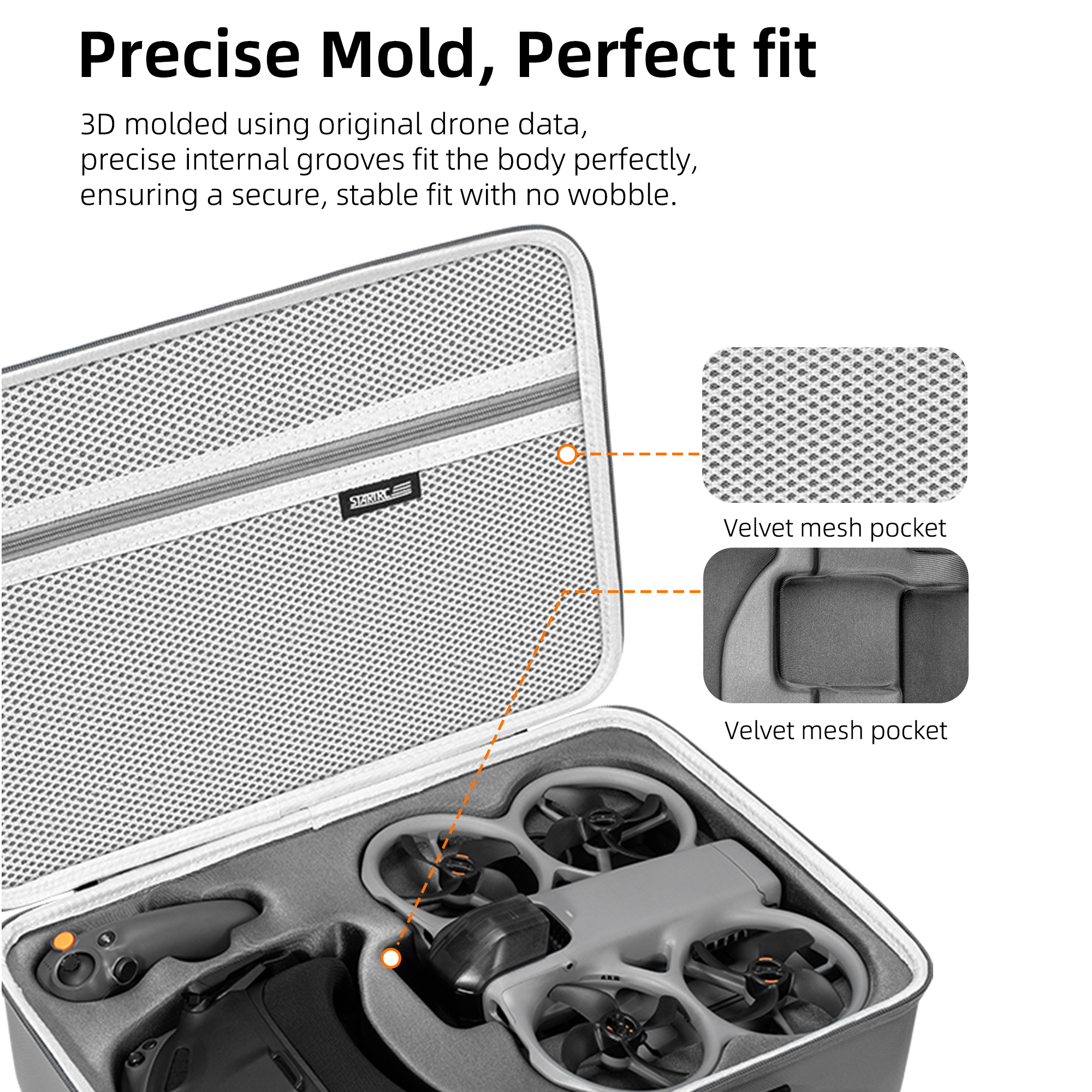 Carrying Case For DJI Avata 36 - Drone Motion Rc ulasan dan harga