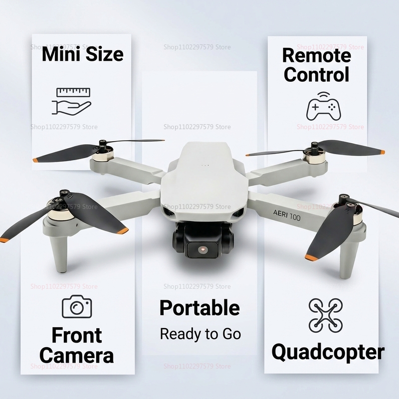 AERI 100 Drone with FPV VR Gog - Drone Rc Under 1000 ulasan dan harga