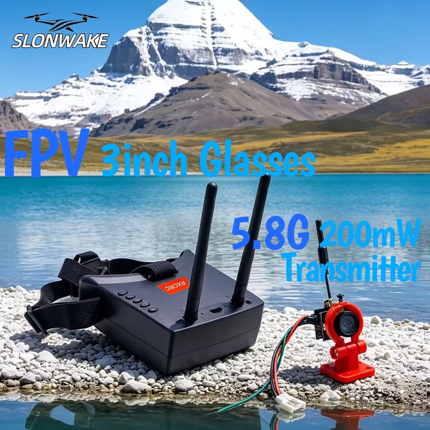 SLONWAKE 5.8G Analog VTX Trans - Vtx Video Transmitter ulasan dan harga