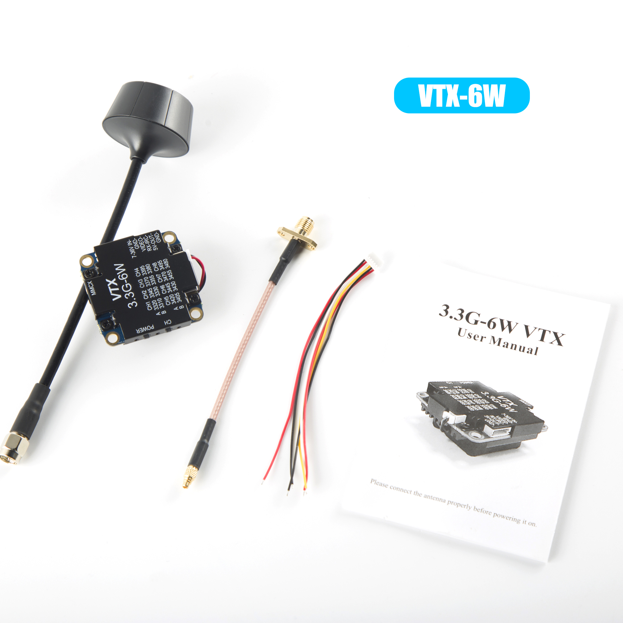 FPV Video Transmitter 3.3G 6W  - - Remote Control (Rc) Drone ulasan dan harga