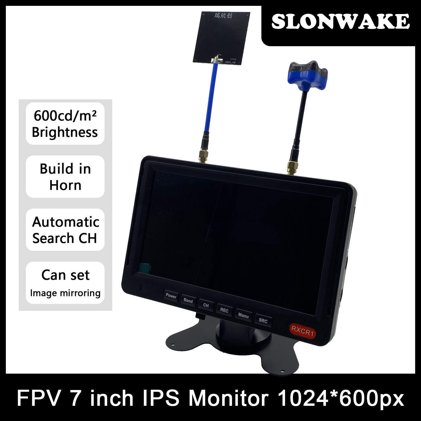 5.8G 48CH 7 Inch FPV Monitor 1 - Vtx Video Transmitter ulasan dan harga